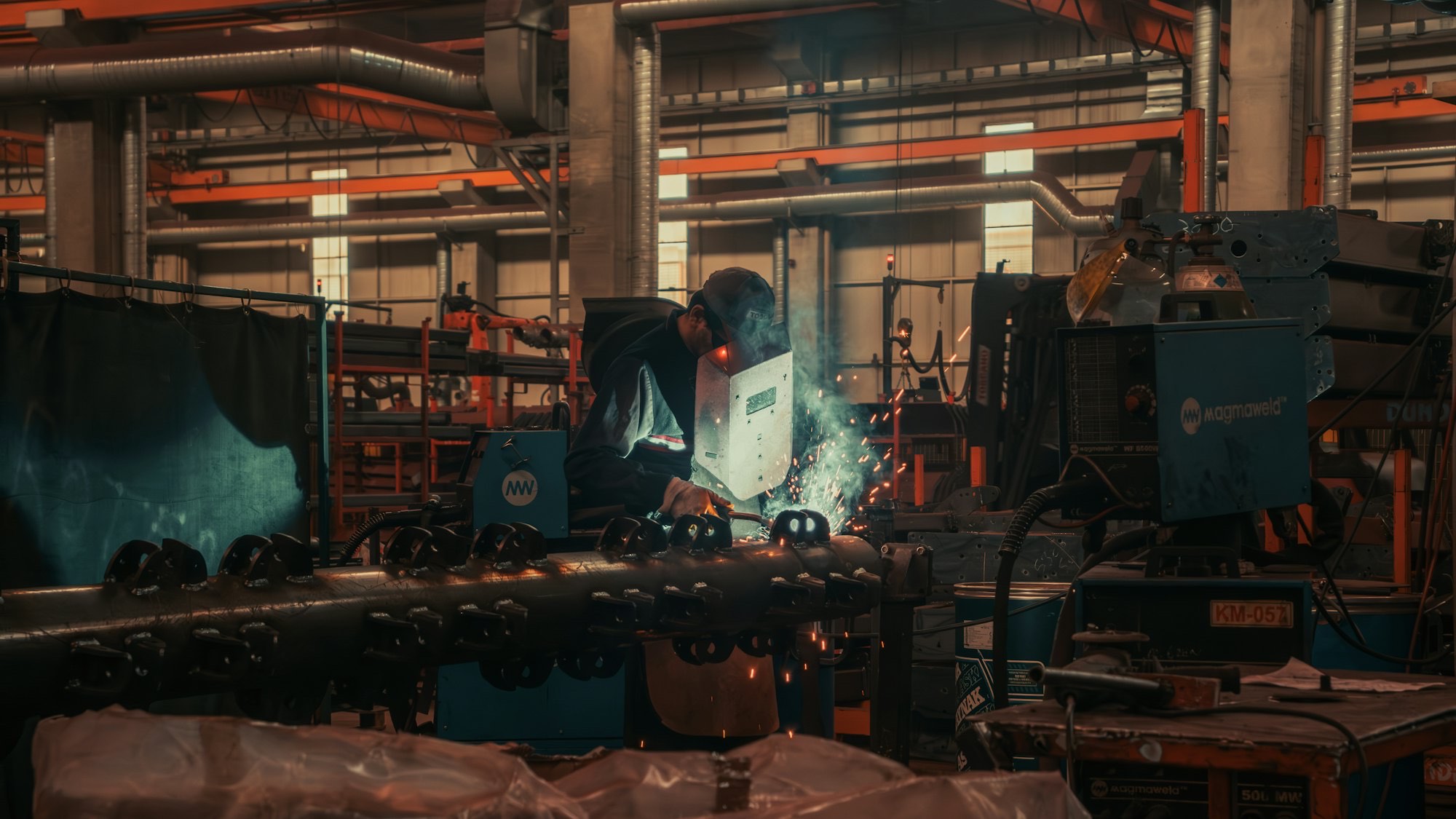 Lavorazione in un'officina meccanica